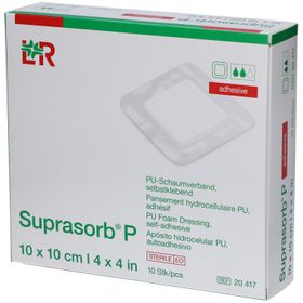 Suprasorb P PU-Schaumv.10x10cm selbstkl.st.20417