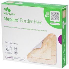 Mepilex® Border Flex Schaumverband 7,5 cm x 7,5 cm