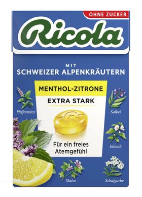 Ricola® Menthol-Zitrone Extra stark