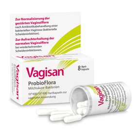 Vagisan ProbioFlora Milchsäure-Bakterien: Vaginalkapseln zum Aufbau der Scheidenflora und Wiederherstellung des natürlichen vaginalen pH-Werts