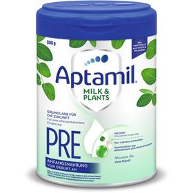 Aptamil Milk & Plants Pre Anfangsmilch von Geburt an