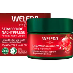 Weleda Straffende Nachtpflege Granatapfel & Maca-Peptide - nährt intensiv, strafft & mindert Falten