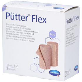 HARTMANN Pütter® Flex DUO Bi-elastische Kurzzugbinden 10 cm x 5 m