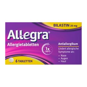 Allegra Allergietabletten | Schnell bei Heuschnupfen und ganzjährigen Allergien | Macht nicht müde* | Antihistaminikum