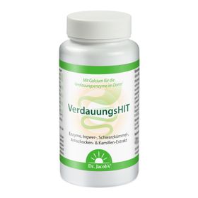 Dr.Jacob's VerdauungsHIT Enzyme Ingwer Schwarzkümmel Artischocke Kamille Moringa