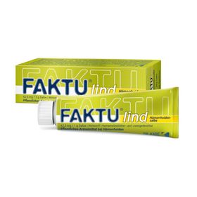 FAKTU Lind Hämorrhoidensalbe - bei Jucken, Nässen, Brennen, Entzündungen, kleinen Blutungen, 50 g (mit Applikator)