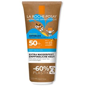 La Roche Posay Anthelios Dermo-Pediatrics Wet Skin Gel LSF 50+: Sonnencreme für Kinder bei zu Sonnenallergie neigende und empfindliche Haut - Jetzt 20% sparen mit Code "DERMO20"