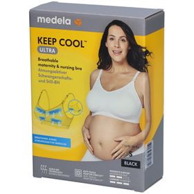 medela Keep Cool™ Ultra Komfort Schwangerschafts- und Still-BH schwarz, Gr. S