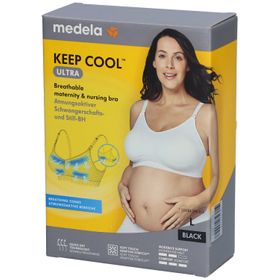 medela Keep Cool™ Ultra Komfort Schwangerschafts- und Still-BH schwarz, Gr. L
