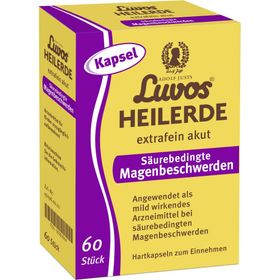 Luvos® Heilerde extrafein akut Säurebedingte Magenbeschwerden Kapseln