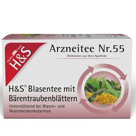 H&S® Blasentee mit Bärentraubenblättern