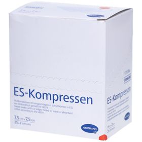 HARTMANN ES-Kompressen steril 7,5 x 7,5 cm