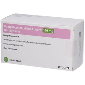 DABIGATRAN etexilate Accord 110 mg Hartkapseln