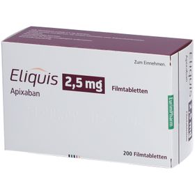 ELIQUIS 2,5 mg Filmtabletten