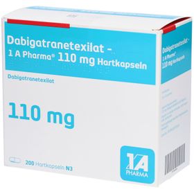 DABIGATRANETEXILAT-1A Pharma 110 mg Hartkapseln