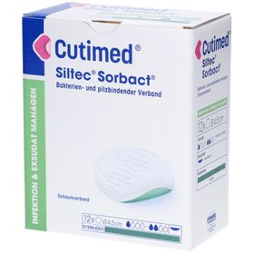Cutimed® Siltec® Sorbact® 4,5cm ohne Haftrand