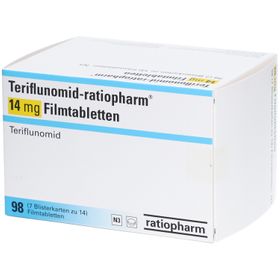 TERIFLUNOMID-ratiopharm 14 mg Filmtabletten