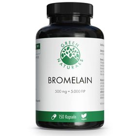 GREEN NATURALS Bromelain 500 mg vegan