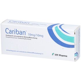 CARIBAN 10 mg/10 mg Hartk.m.veränd.Wirkst.-Frs.