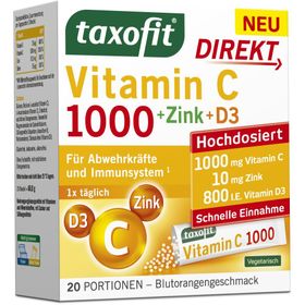 taxofit® Vitamin C 1000 + Zink + D3 Direkt