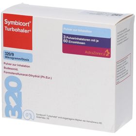 SYMBICORT Turbohaler 320/9 µg/Dosis 60 ED
