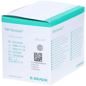 STERICAN Einmalkanüle 27 G 12 mm