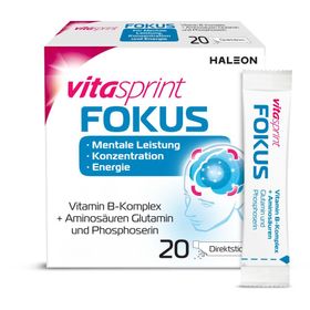 Vitasprint Fokus Direktsticks – Vitamin B5 für mentale Leistungsfähigkeit