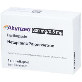 AKYNZEO 300 mg/0,5 mg Hartkapseln