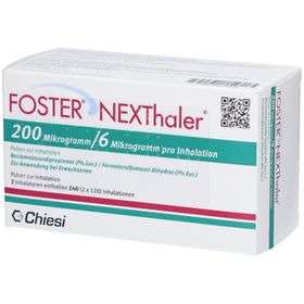 FOSTER NEXThaler 200/6 µg 120 ED Inhalationspulver