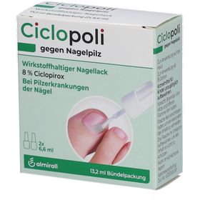 Ciclopoli gegen Nagelpilz Nagellack Doppelpack 2x 6,6 ml