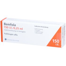 BEMFOLA 150 I.E./0,25 ml Inj.-Lsg.i.e.Fertigpen