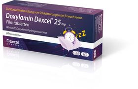Doxylamin Dexcel® 25 mg Filmtabletten, kurzzeitige Hilfe bei Schlafstörungen