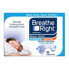 BESSER Atmen Breathe Right Nasenpflaster normal transparent