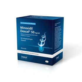 Minoxidil Dexcel® 50 mg/ml Spray, bei erblich bedingtem Haarausfall bei Männern