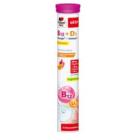 Doppelherz® aktiv Vitamin B12 + D3 Brausetabletten