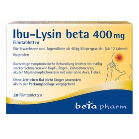 Ibu-Lysin beta 400 mg Filmtabletten