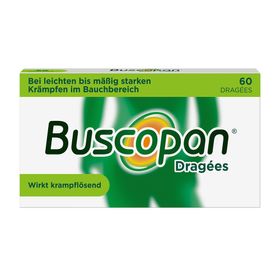 Buscopan® Dragées mit Butylscopolamin bei leichten bis mäßig starken Bauchschmerzen und Bauchkrämpfen - Jetzt 10% mit dem Code nattermann10 sparen*