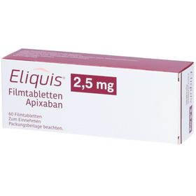 ELIQUIS 2,5 mg Filmtabletten