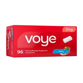 Voye Mint 2 mg wirkstoffhaltiges Kaugummi