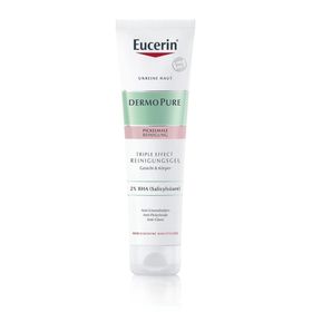 Eucerin® DermoPure Triple Effect Reinigungsgel – Waschgel mit Salicylsäure – Reinigungsgel fürs Gesicht bei Unreinheiten - Jetzt 3€ sparen mit Code "eucerin3"