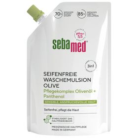 Sebamed seifenfreie Waschemulsion Olive Nachfüllbeutel