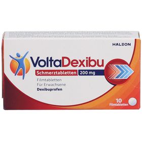 VoltaDexibu Schmerztabletten, Dexibuprofen 200 mg