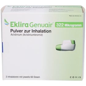 EKLIRA Genuair 322 µg Pulver zur Inhalation 3x60ED