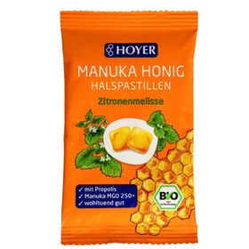 Hoyer Manuka Honig Halspastillen Zitronenmelisse