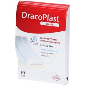 DracoPlast® Classic Pflaster 6 cm x 1 m weiß – zuschneidbar