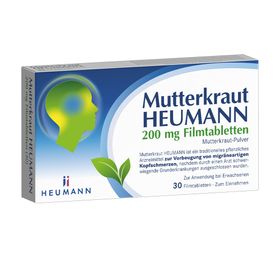 Heumann Pharma – Mutterkraut HEUMANN 200 mg Filmtabletten