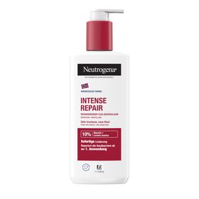 Neutrogena Norwegische Formel Intense Repair Reparierender CICA Bodybalsam (250 ml) für eine sofortige Linderung & mehr Feuchtigkeit bei sehr trockener, rauer Haut