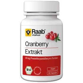 Raab Vitalfood® Bio Cranberry Extrakt Kapseln