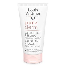 Louis Widmer purederm Gesichtspeeling ohne Parfum