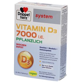 Doppelherz® system VITAMIN D3 7000 I.E. PFLANZLICH